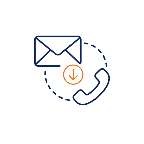 menos emails y llamadas
